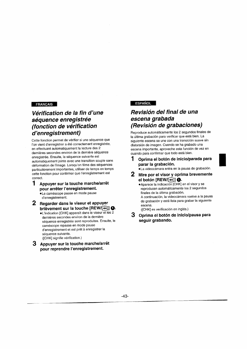 Panasonic NVRX50EG User Manual | Page 43 / 136