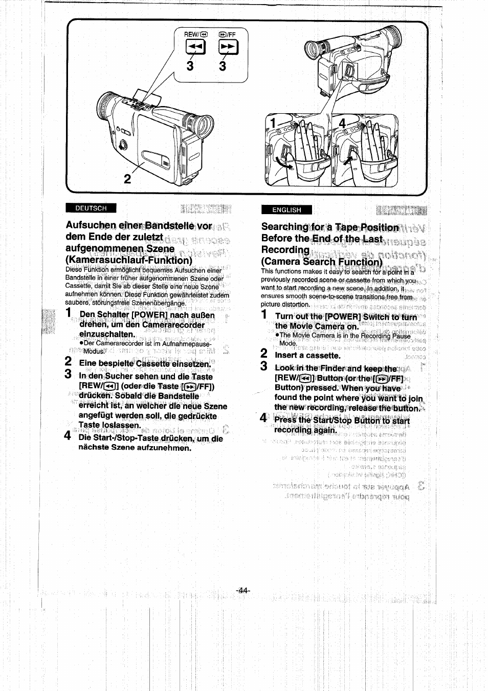 Panasonic NVRX50EG User Manual | Page 44 / 136