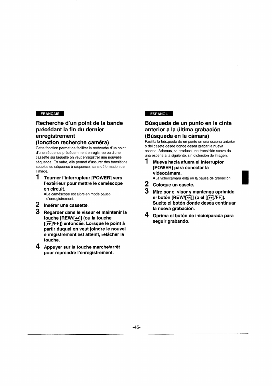 Panasonic NVRX50EG User Manual | Page 45 / 136