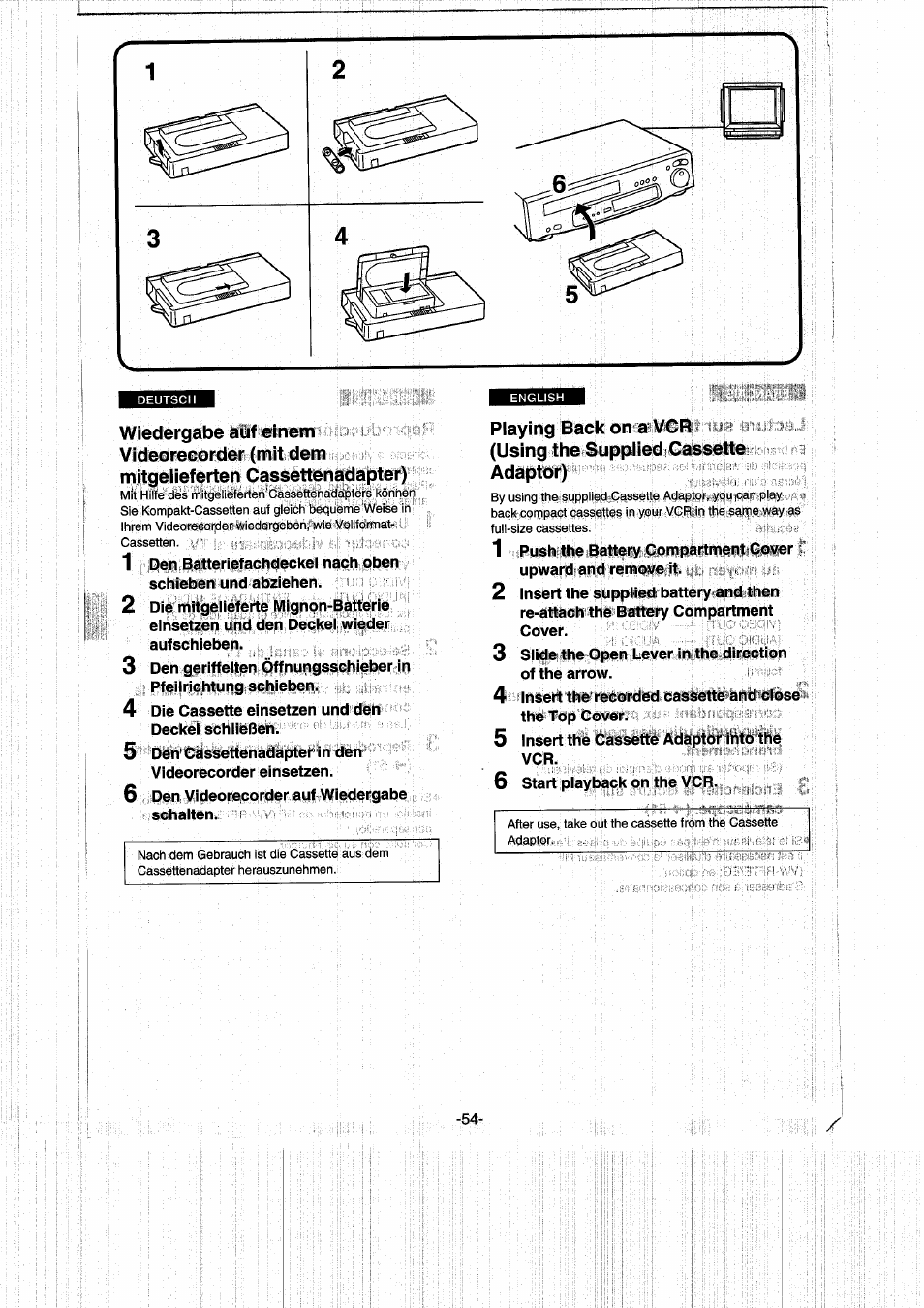 Panasonic NVRX50EG User Manual | Page 54 / 136