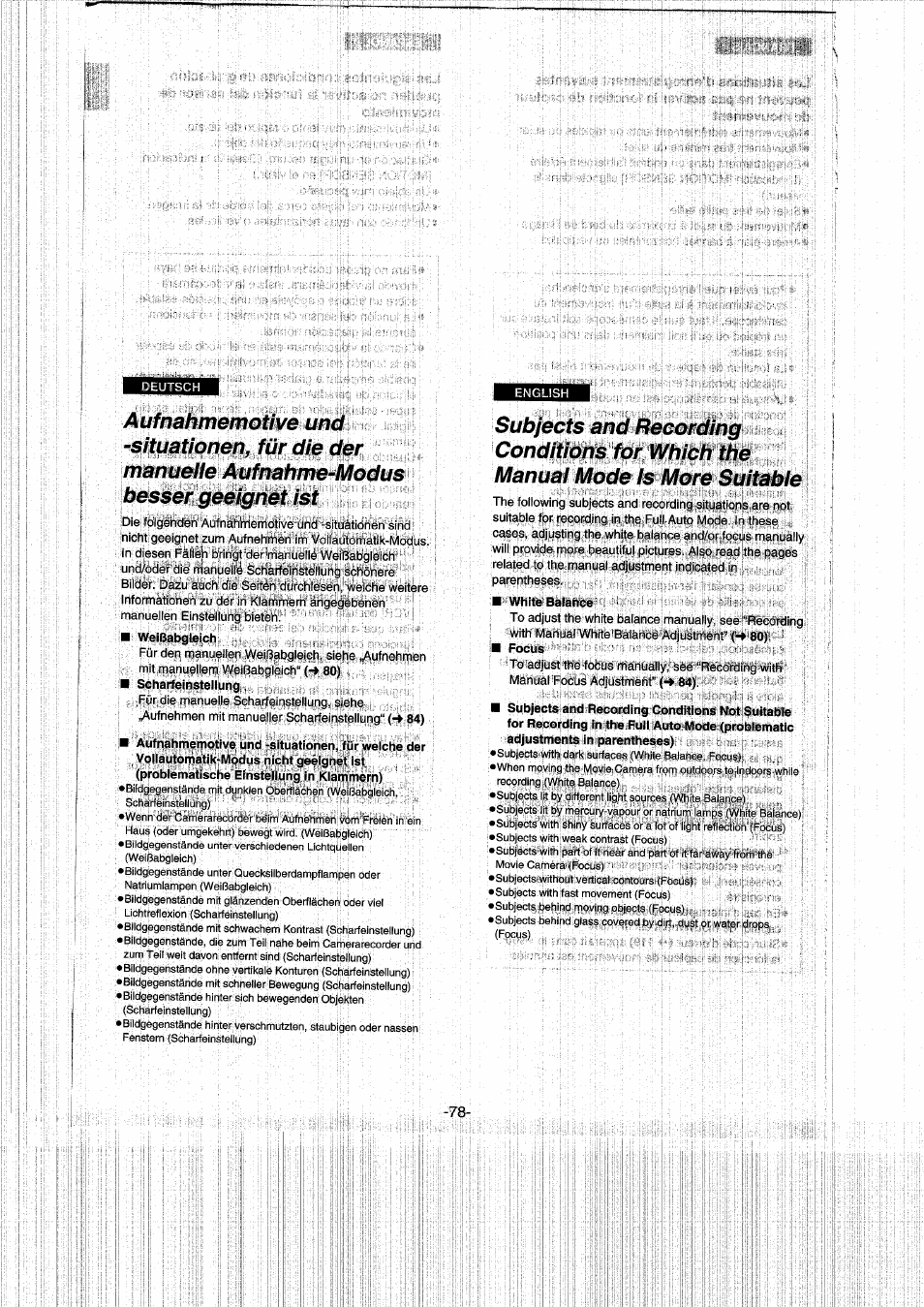 Panasonic NVRX50EG User Manual | Page 78 / 136