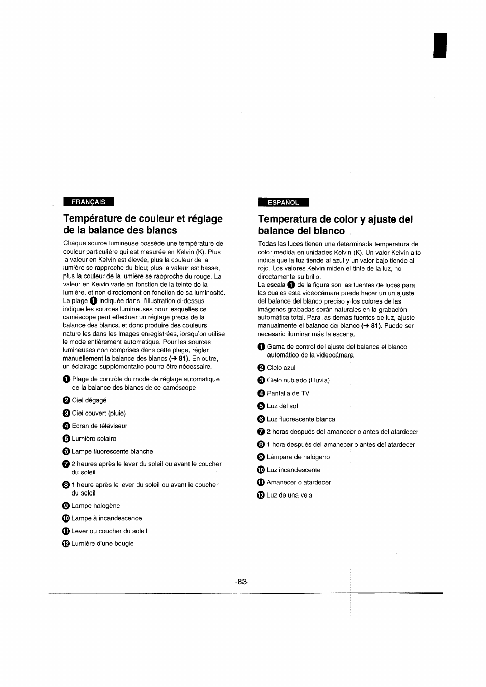 Français | Panasonic NVRX50EG User Manual | Page 83 / 136