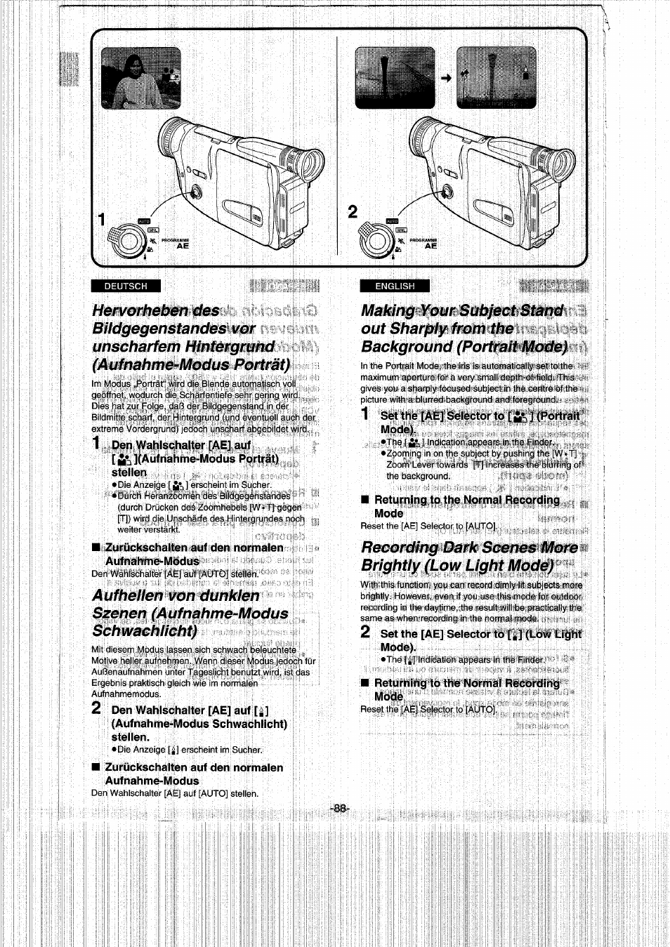 Panasonic NVRX50EG User Manual | Page 88 / 136