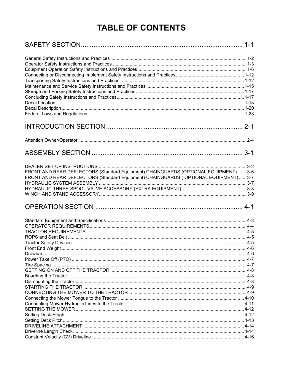 Alamo SX15 User Manual | Page 5 / 160