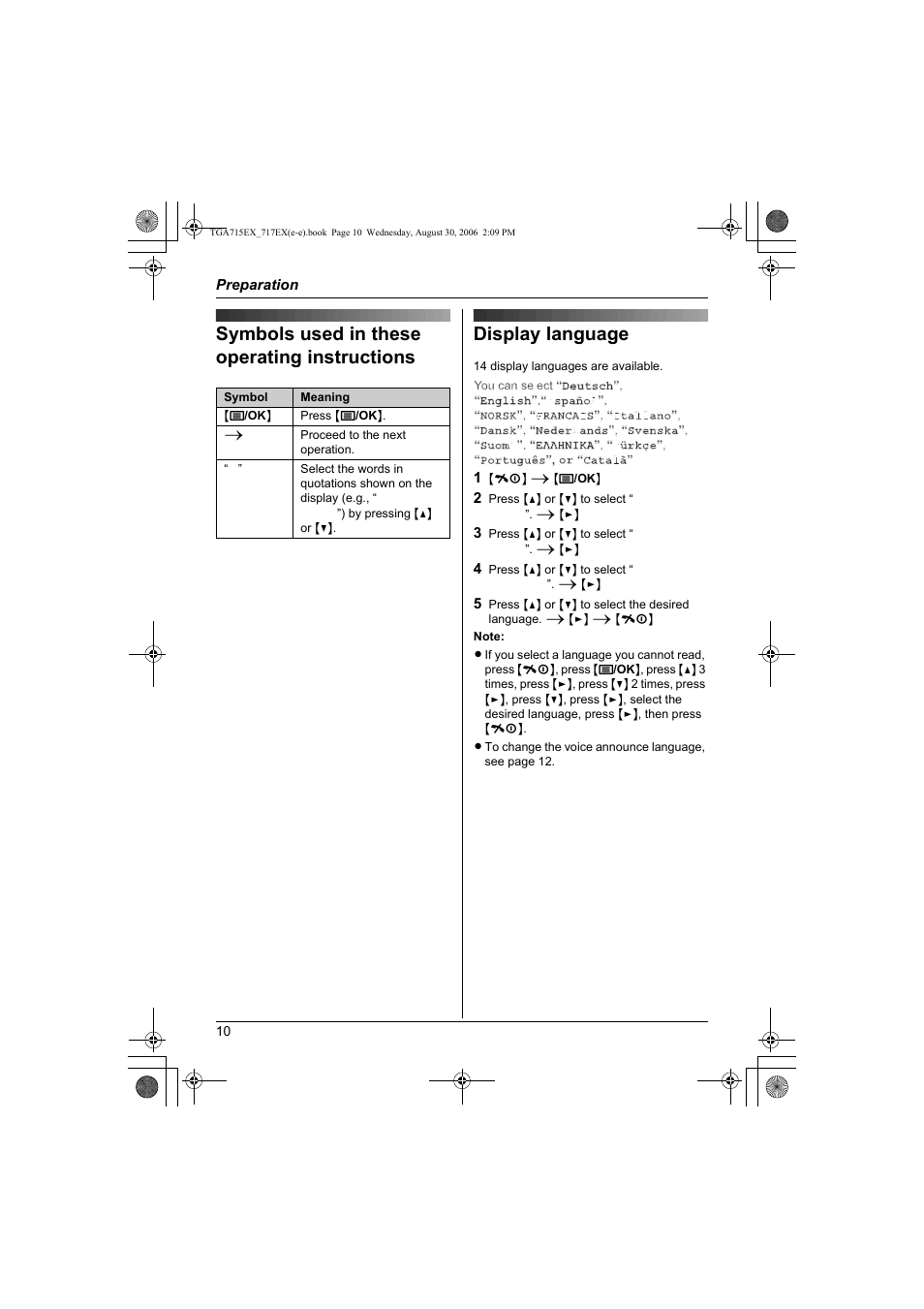 Panasonic KXTGA717EX User Manual | Page 10 / 80