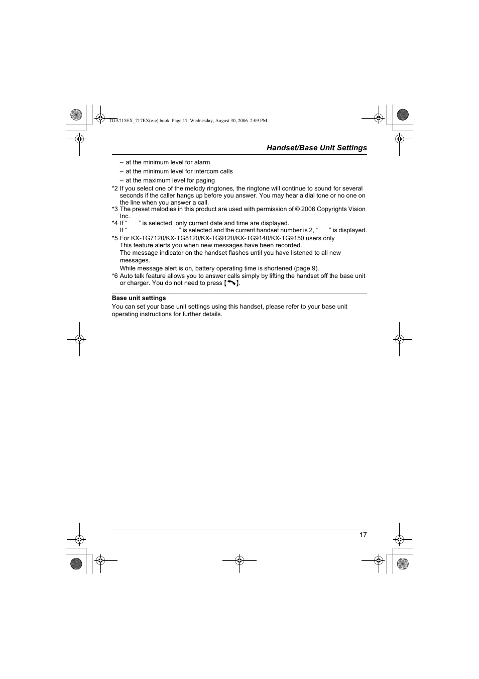 Panasonic KXTGA717EX User Manual | Page 17 / 80