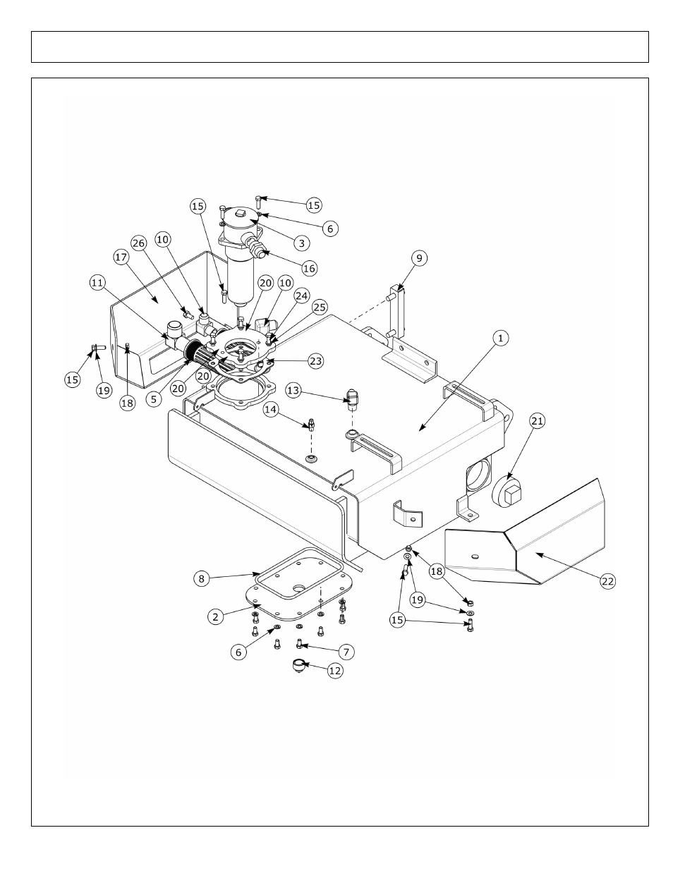 Hydraulic tank sub-asy | Alamo MACHETE2 02986941P User Manual | Page 108 / 132