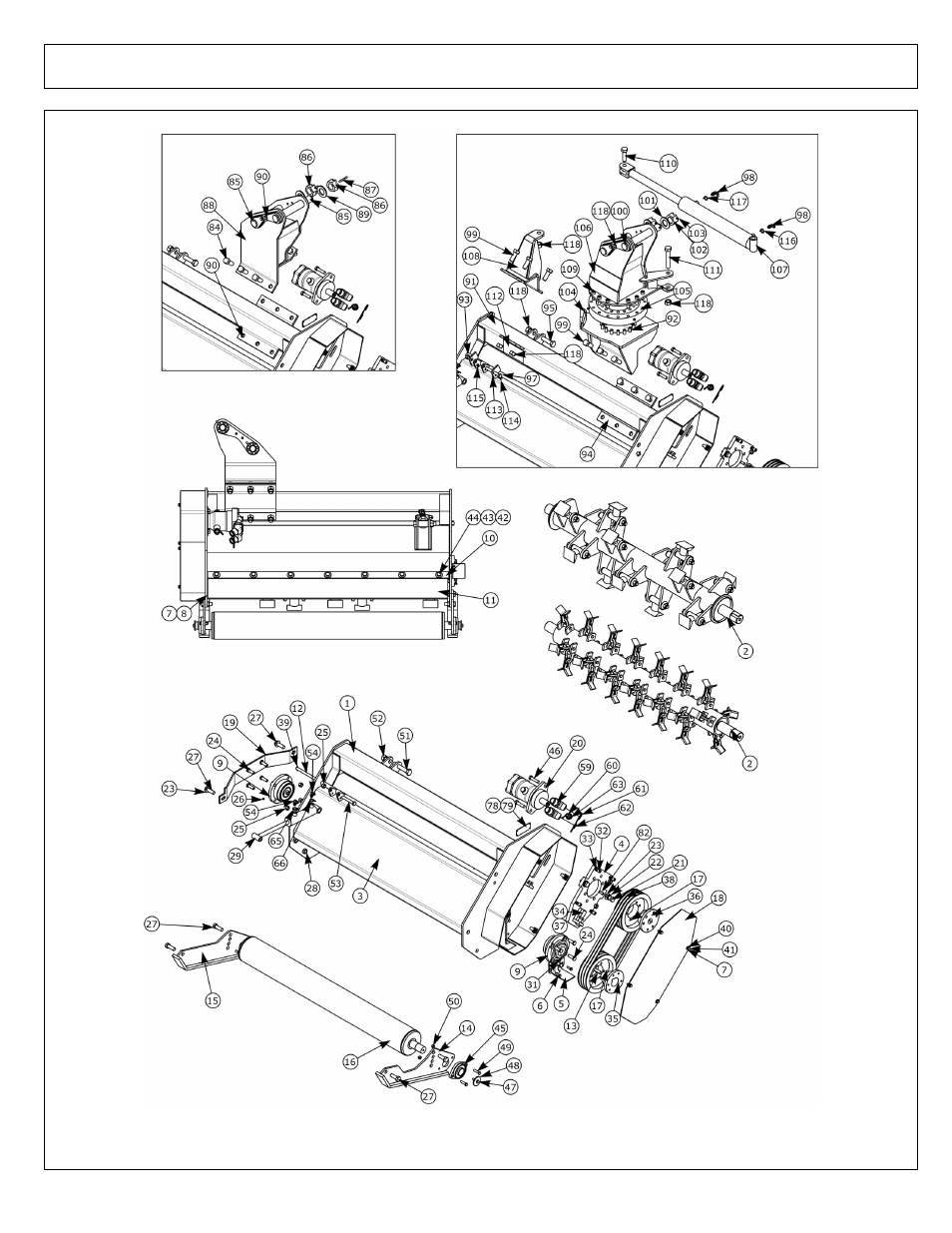 48 in flail axe - head asy (part 3) | Alamo MACHETE2 02986941P User Manual | Page 12 / 132