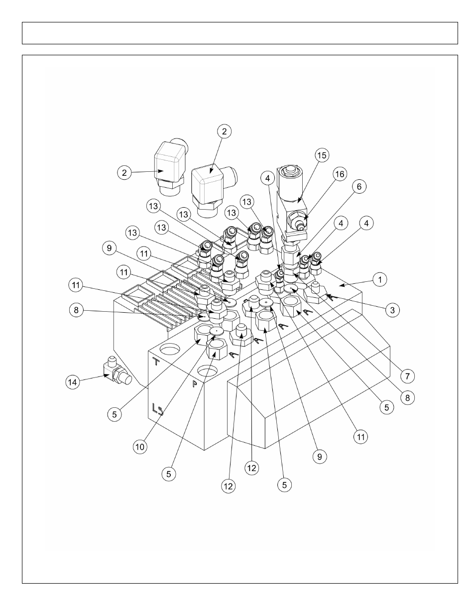 Valve assembly - electro-hydraulic valve | Alamo MACHETE2 02986941P User Manual | Page 124 / 132