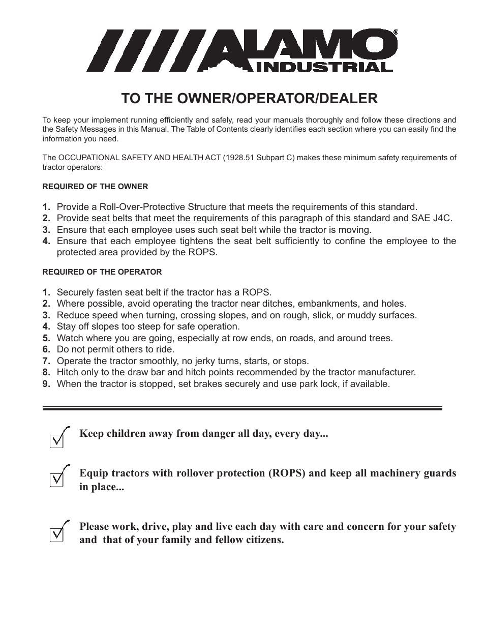 Alamo MACHETE2 02986941P User Manual | Page 129 / 132