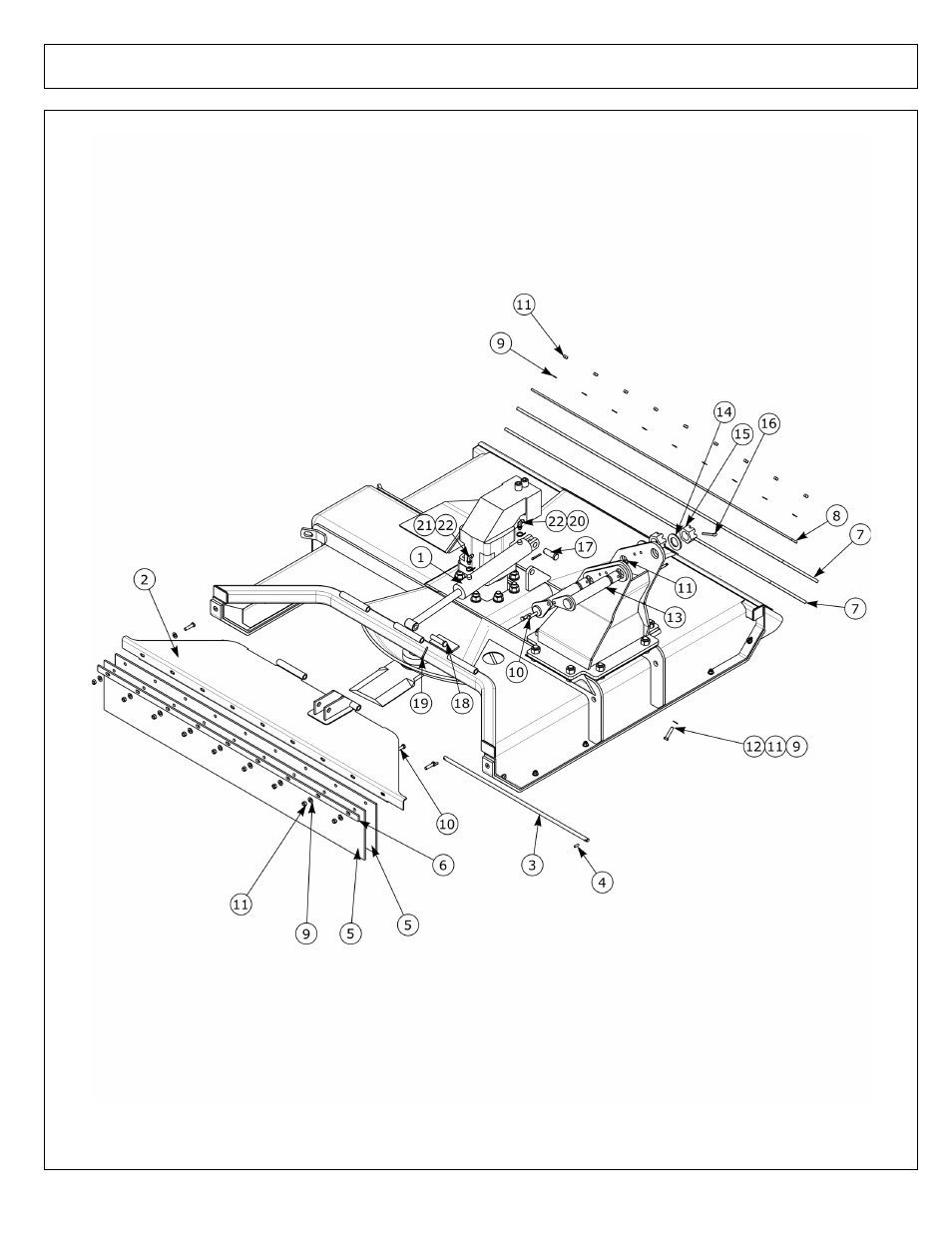 50 in rotary - blade pan - head asy (solid mnt) | Alamo MACHETE2 02986941P User Manual | Page 24 / 132