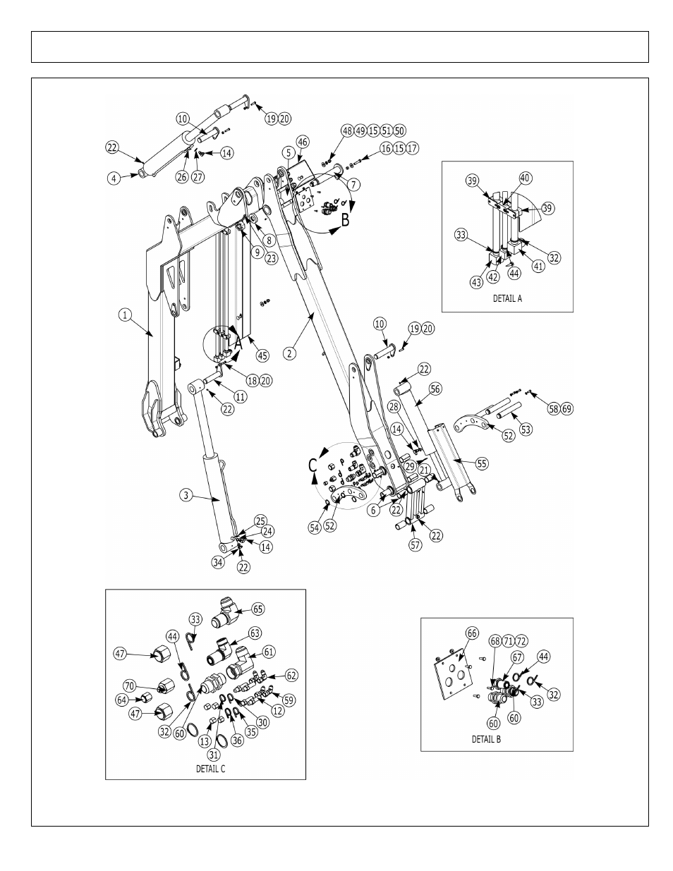 Boom asy - 25 ft boom (part 1) | Alamo MACHETE2 02986941P User Manual | Page 62 / 132