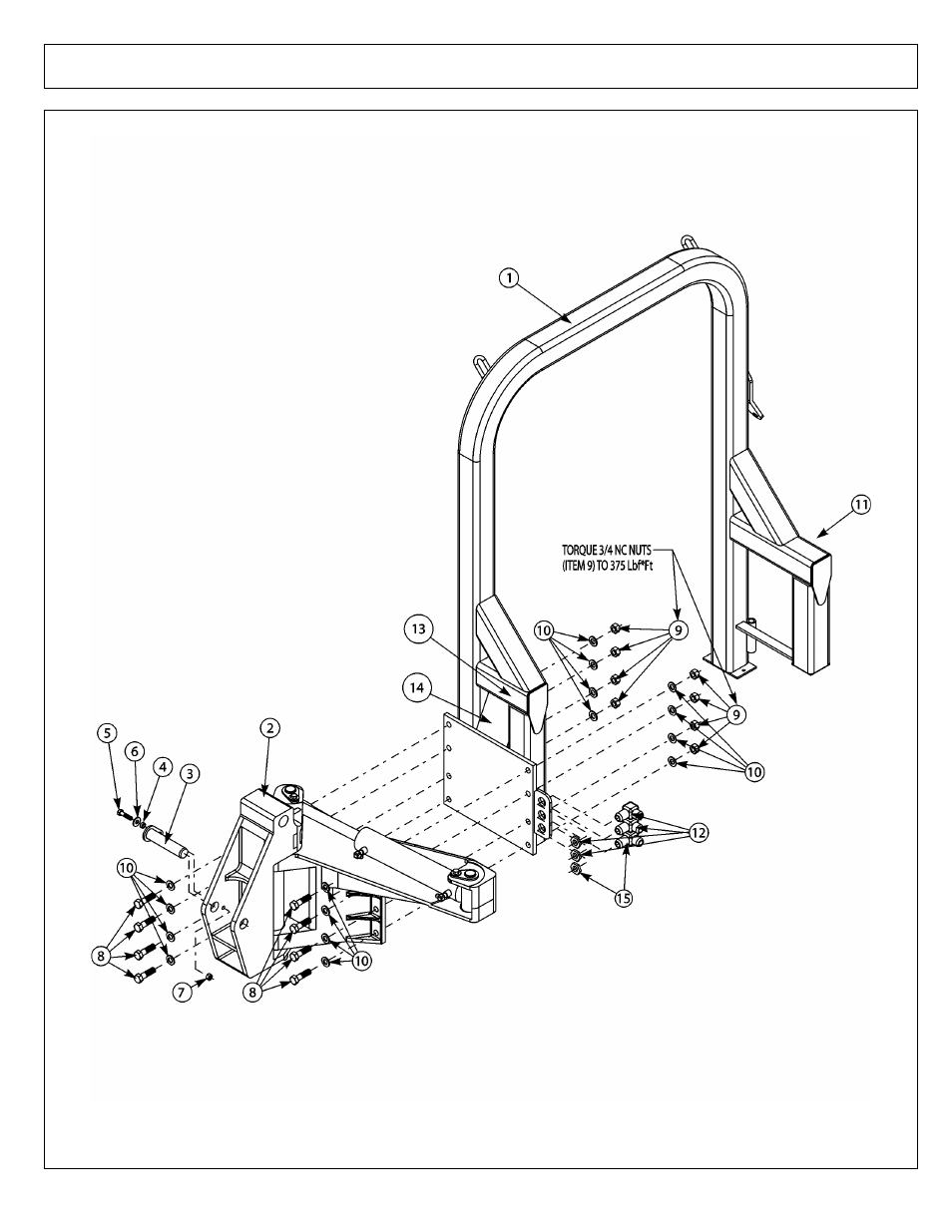 High frame mount asy - 2wd | Alamo MACHETE2 02986941P User Manual | Page 88 / 132