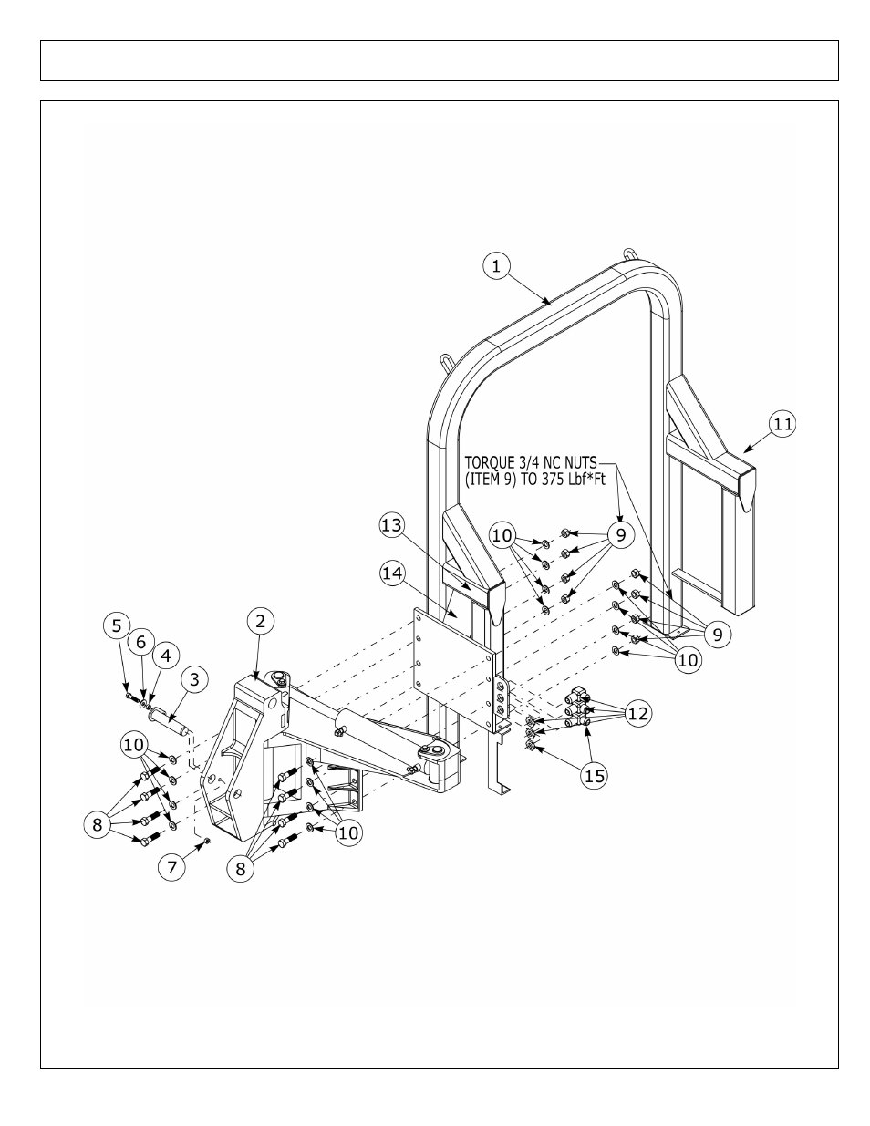 High frame mount asy - 4wd | Alamo MACHETE2 02986941P User Manual | Page 90 / 132