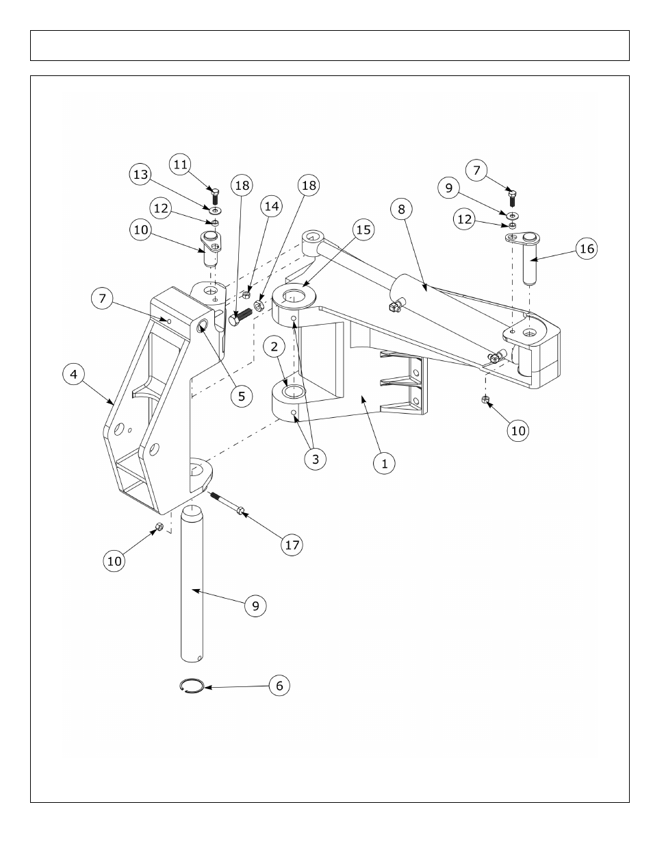 High frame mount sub-asy | Alamo MACHETE2 02986941P User Manual | Page 92 / 132