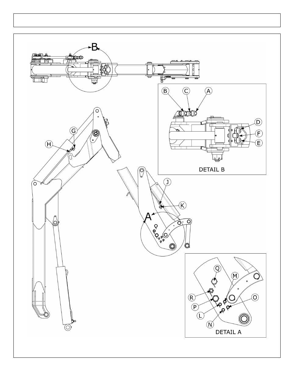Hose routing - 22 ft boom | Alamo MACHETE2 02986941P User Manual | Page 96 / 132