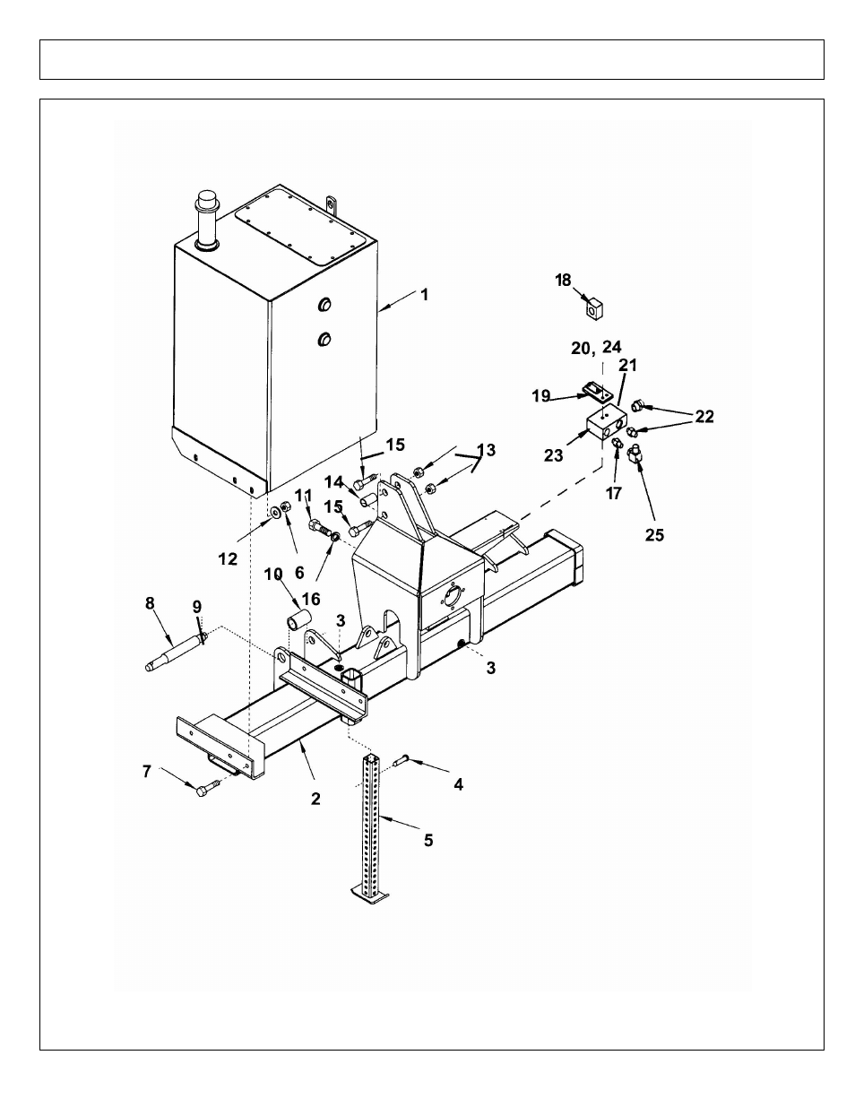 Mainframe asy | Alamo EXTEN-A-KUT II 02969111P User Manual | Page 24 / 48