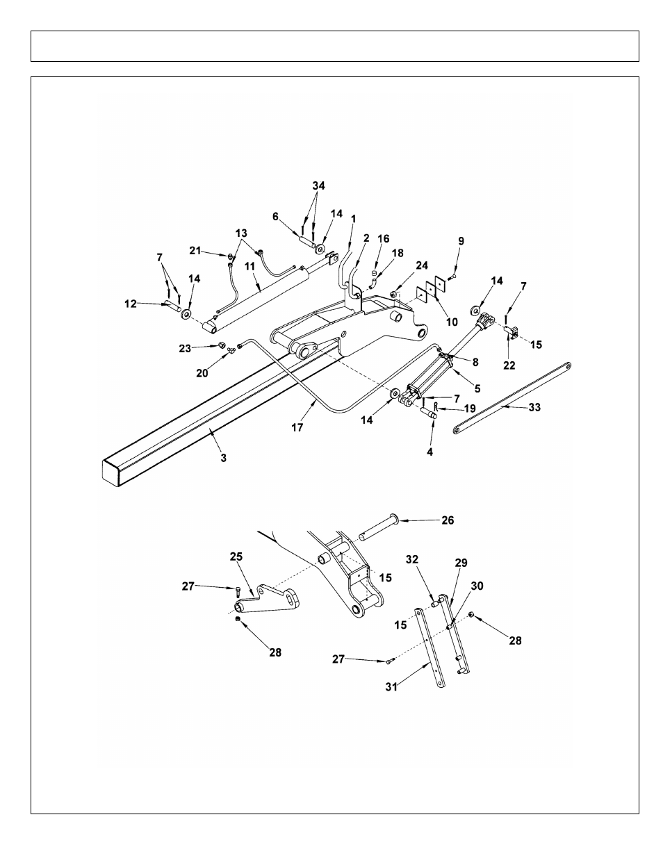 Mainframe boom asy | Alamo EXTEN-A-KUT II 02969111P User Manual | Page 26 / 48