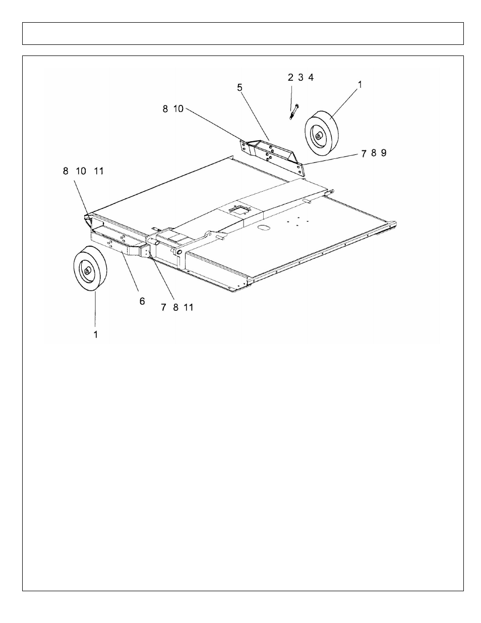 Side caster wheels (indiana option) | Alamo EXTEN-A-KUT II 02969111P User Manual | Page 34 / 48