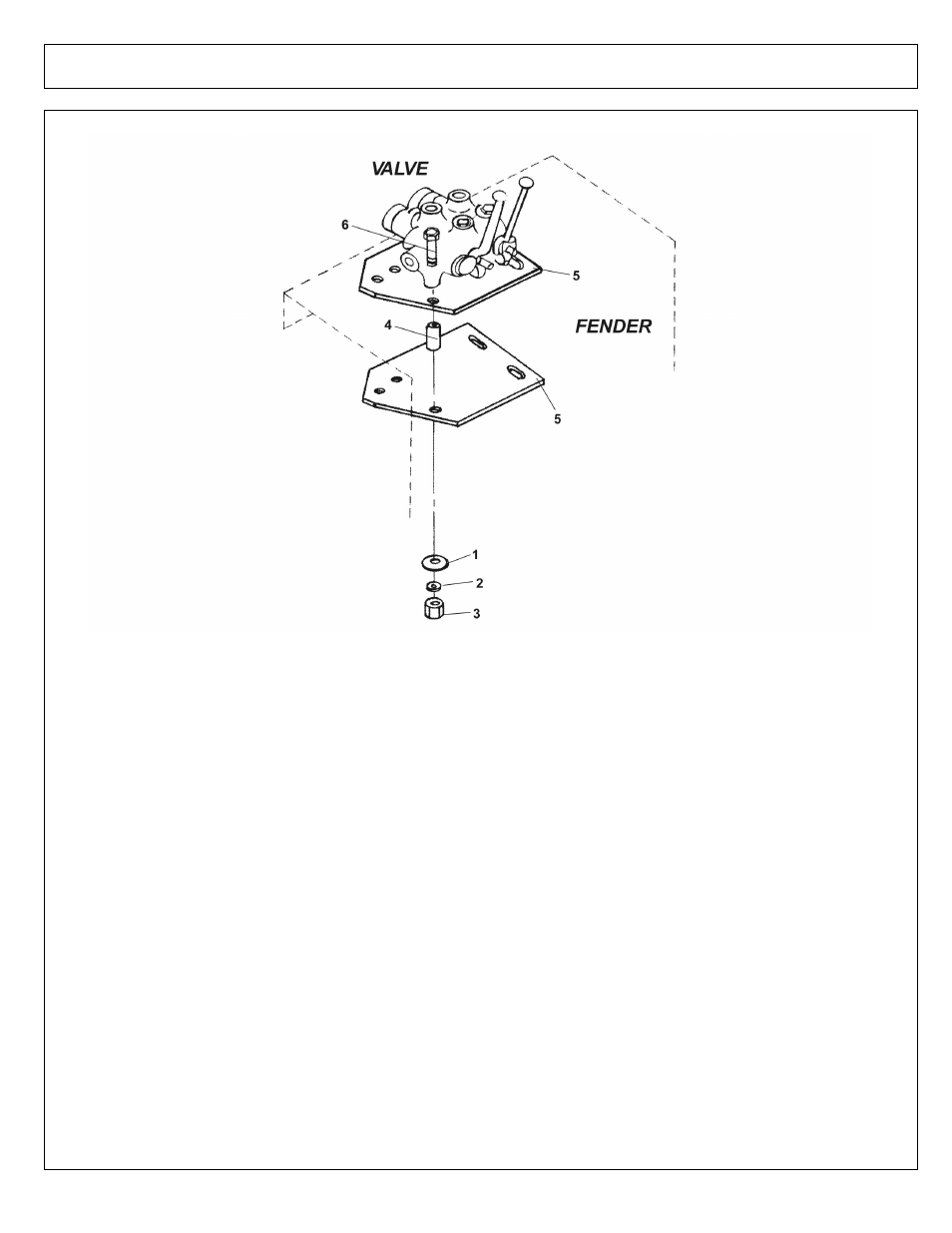 Valve - fender mount | Alamo EXTEN-A-KUT II 02969111P User Manual | Page 42 / 48