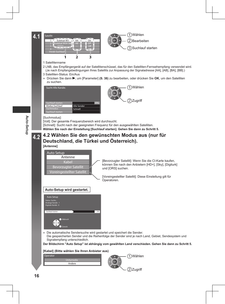 S. 16) | Panasonic TX32AW404 User Manual | Page 16 / 288