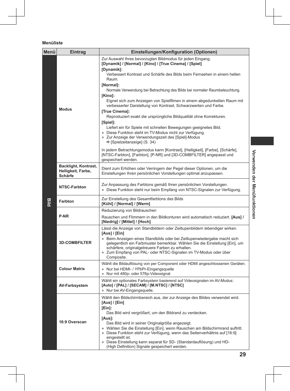 S. 29) | Panasonic TX32AW404 User Manual | Page 29 / 288