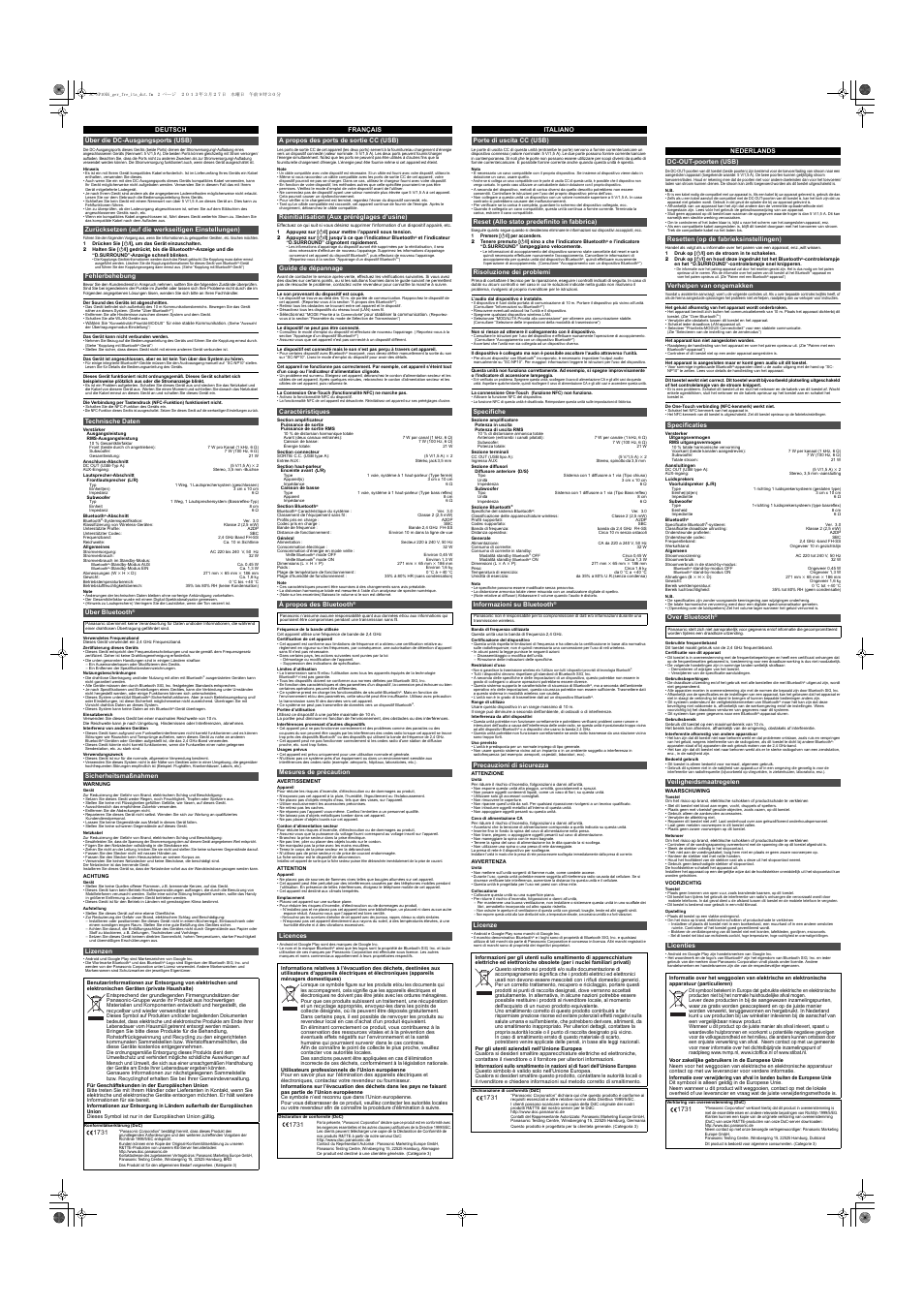 Panasonic SCNP10EG User Manual | Page 2 / 2