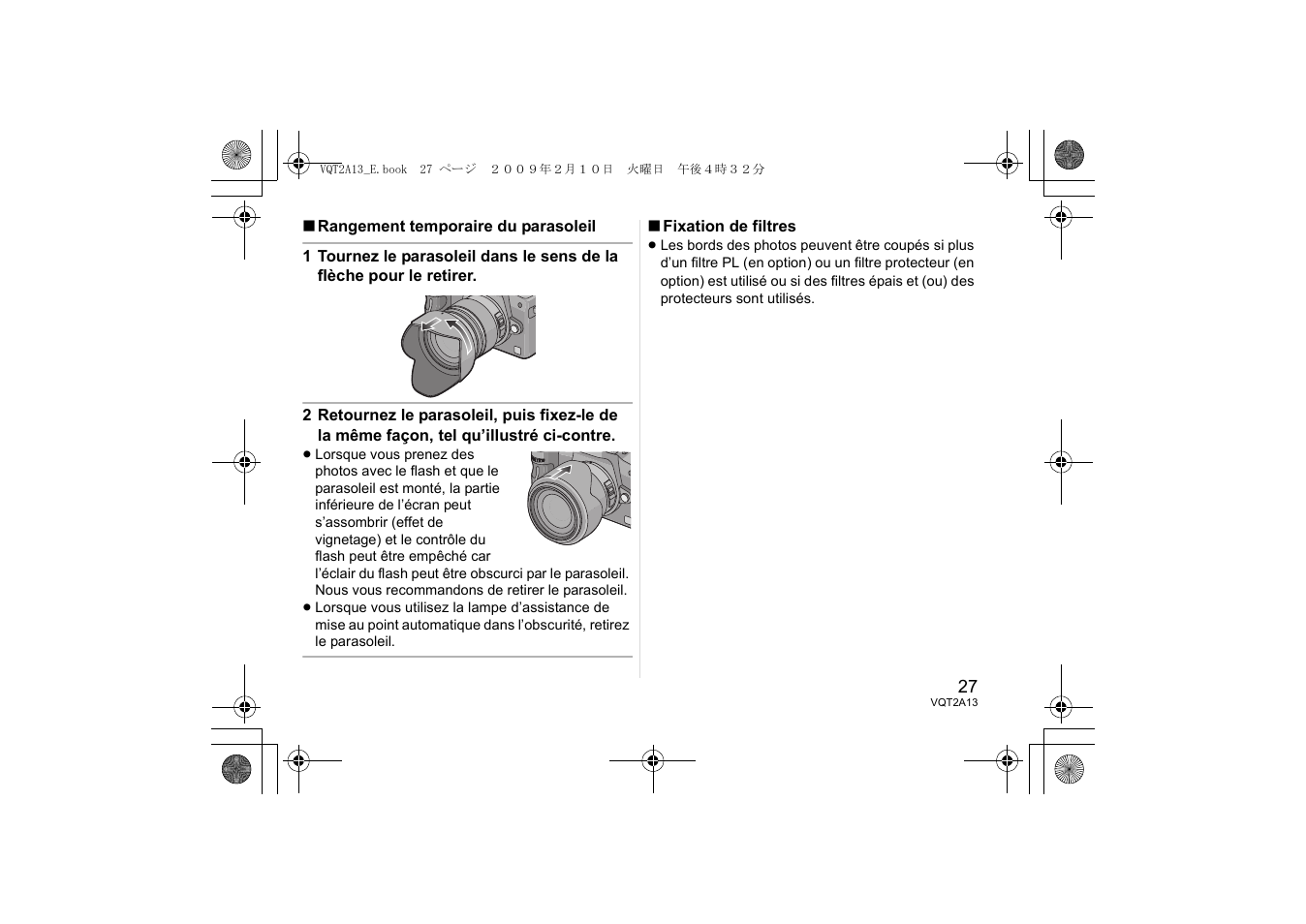 Panasonic HFS014045 User Manual | Page 27 / 72