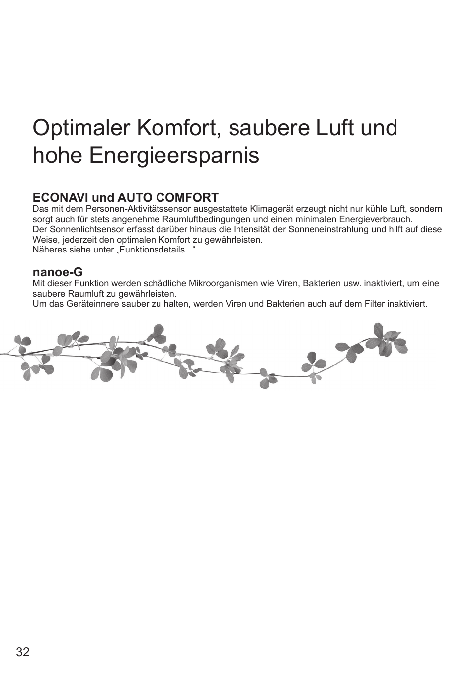 Panasonic CUE28PKE User Manual | Page 32 / 64