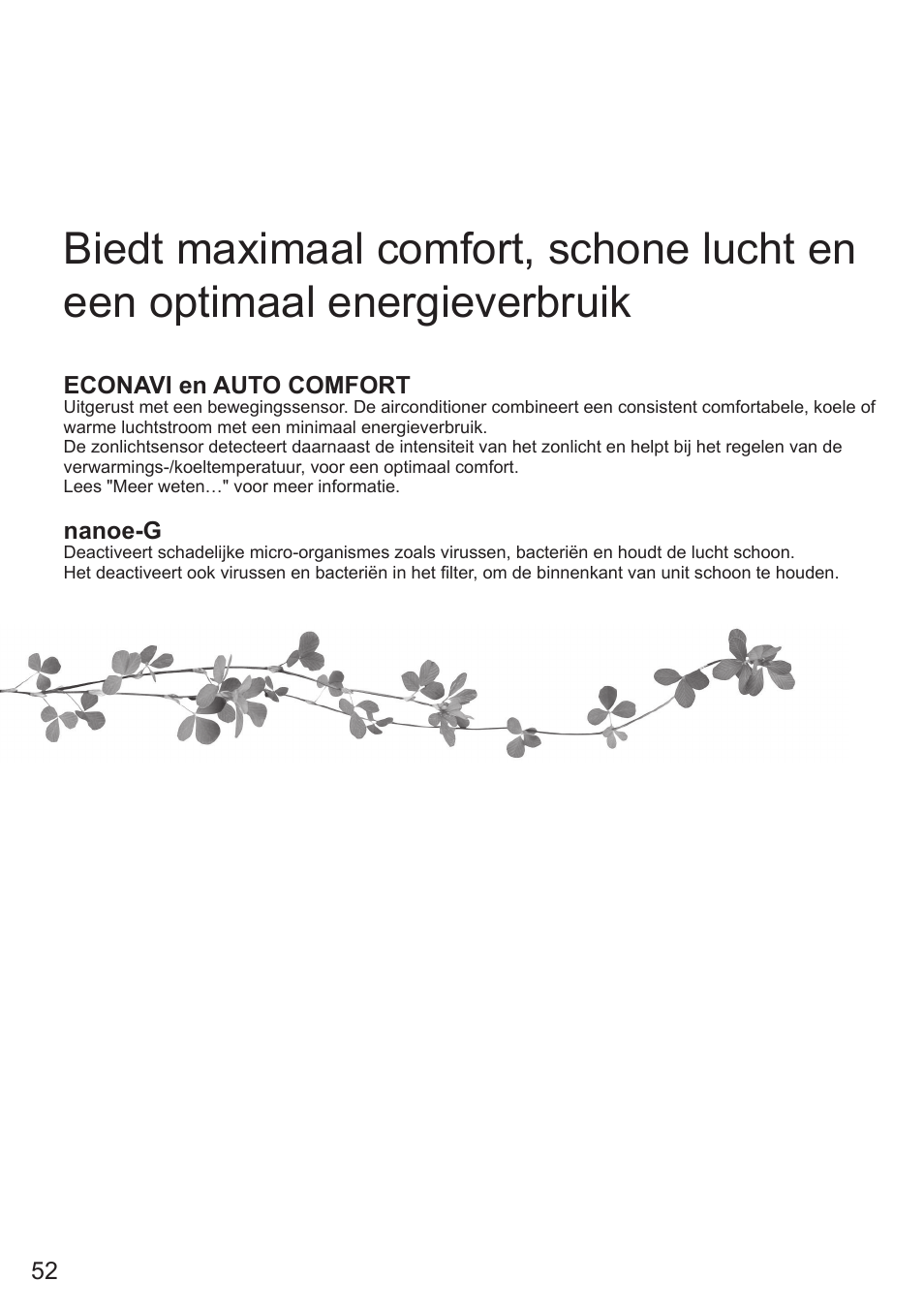 Panasonic CUE28PKE User Manual | Page 52 / 64