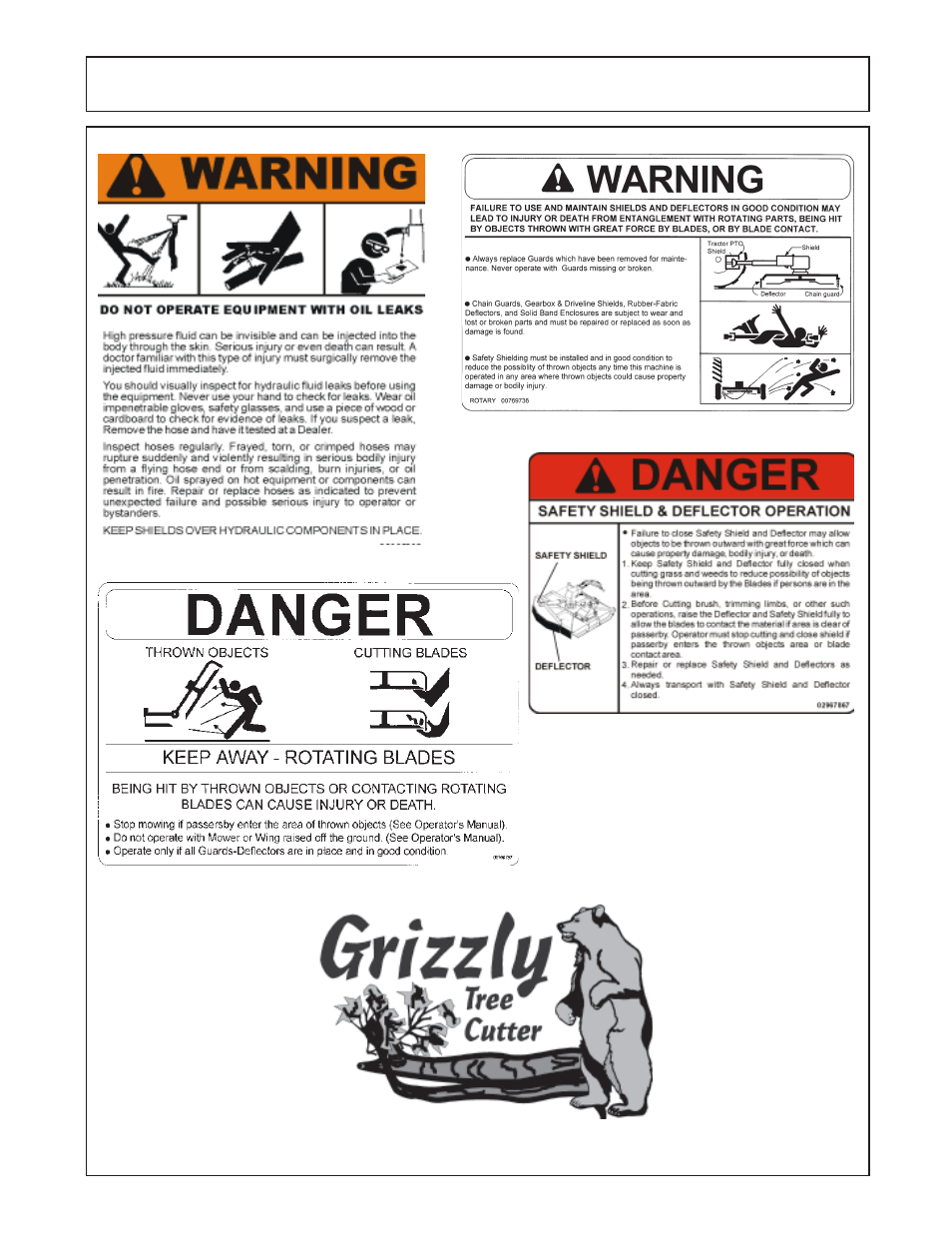 Safety decals, Safety | Alamo 66 User Manual | Page 21 / 50