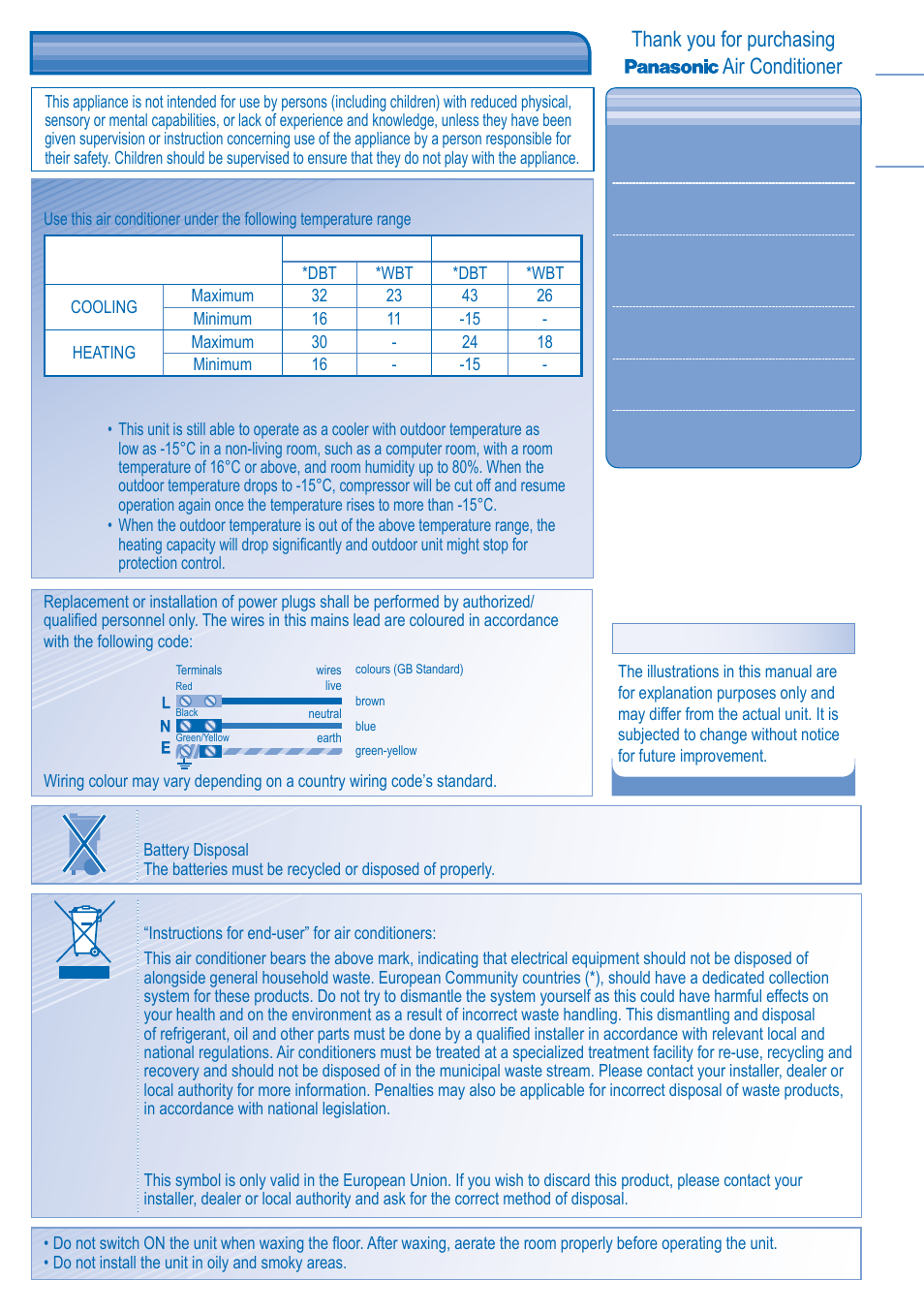 Regulatory information regulatory information | Panasonic KITE21JD3EA User Manual | Page 3 / 56