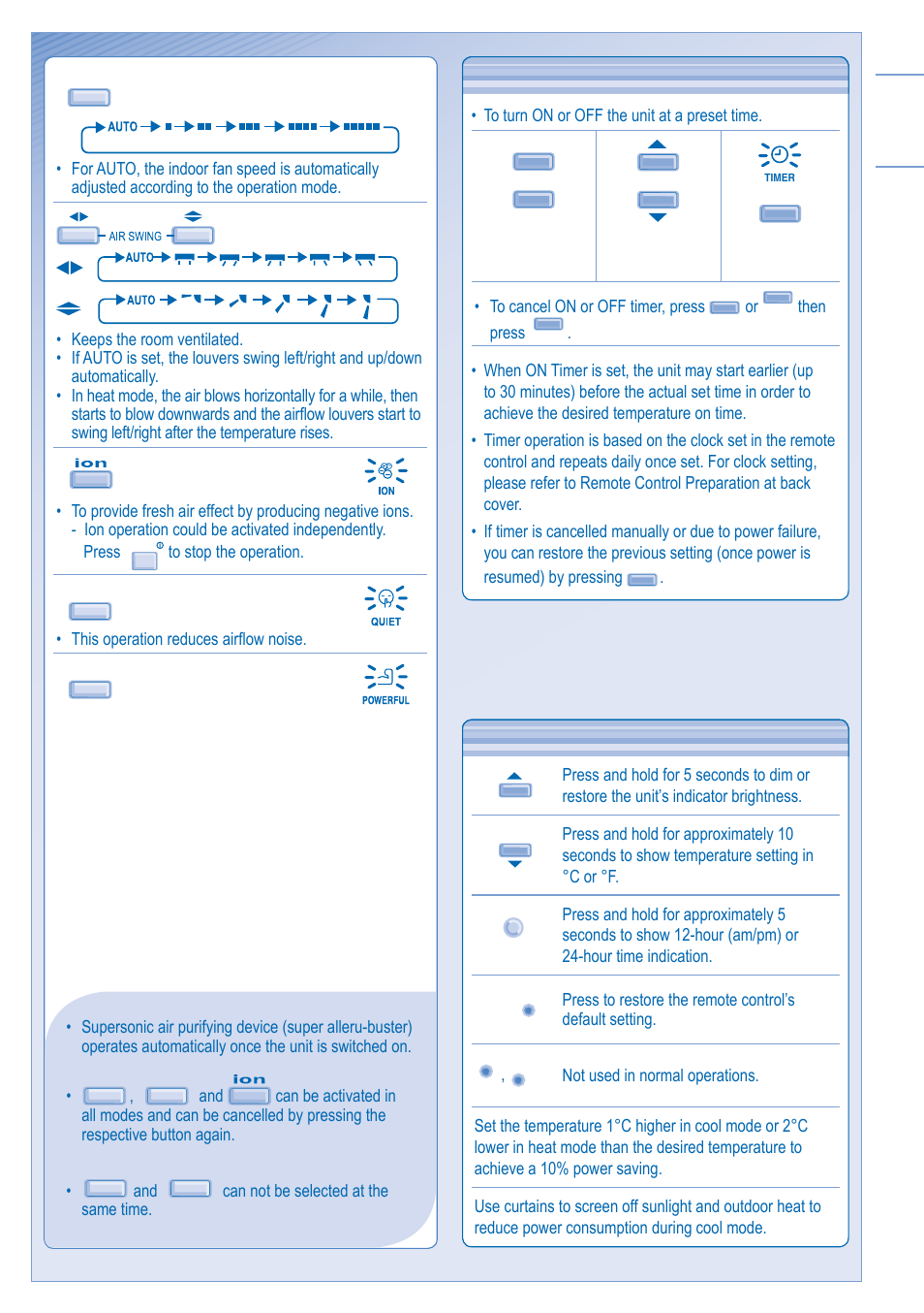 English to set the timer to set the timer, Optional settings optional settings | Panasonic KITE21JD3EA User Manual | Page 5 / 56