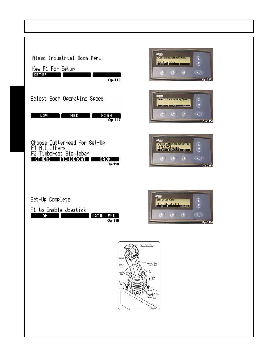 Operation, Opera t ion | Alamo FC-0001 User Manual | Page 126 / 178