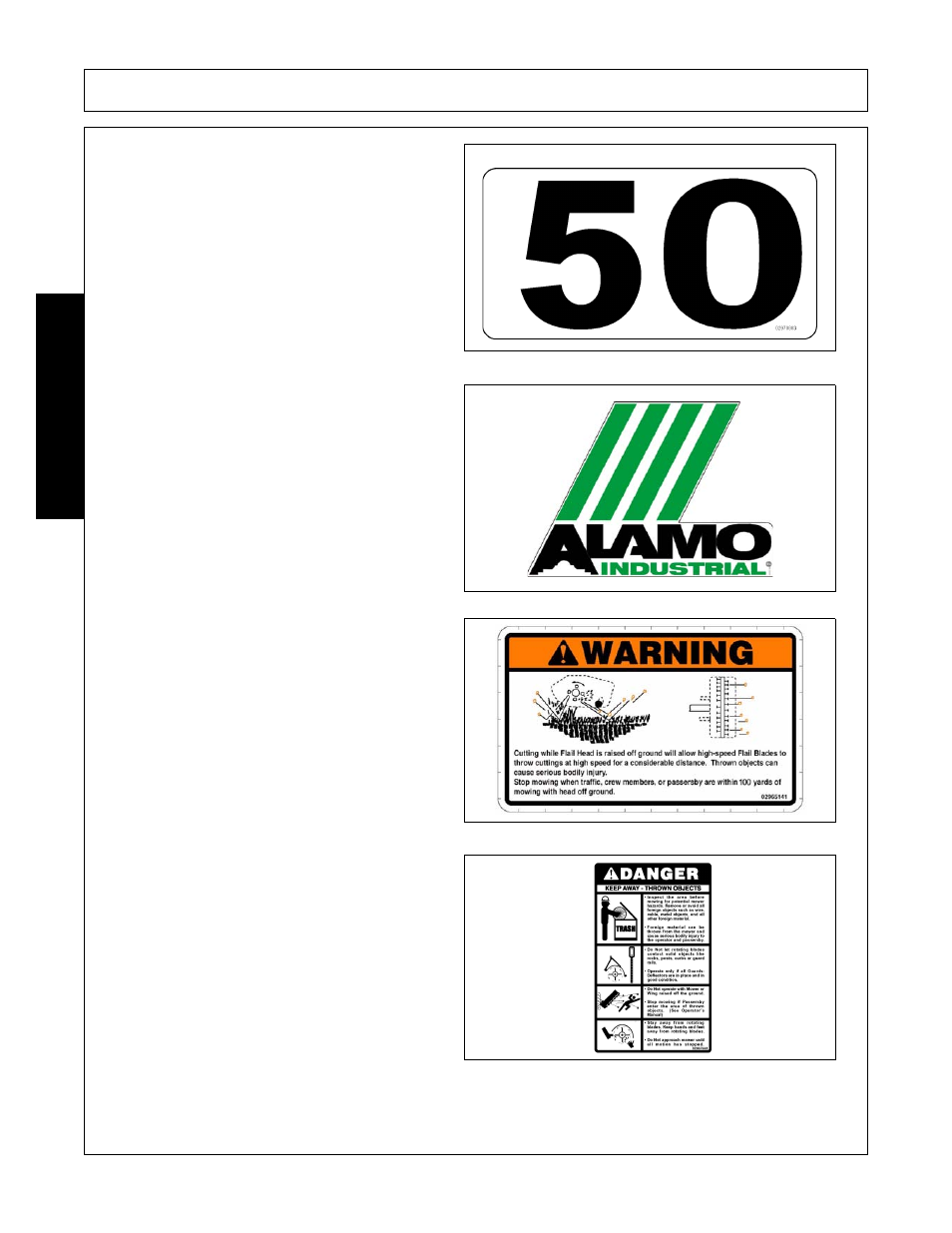 Safety | Alamo FC-0001 User Manual | Page 40 / 178