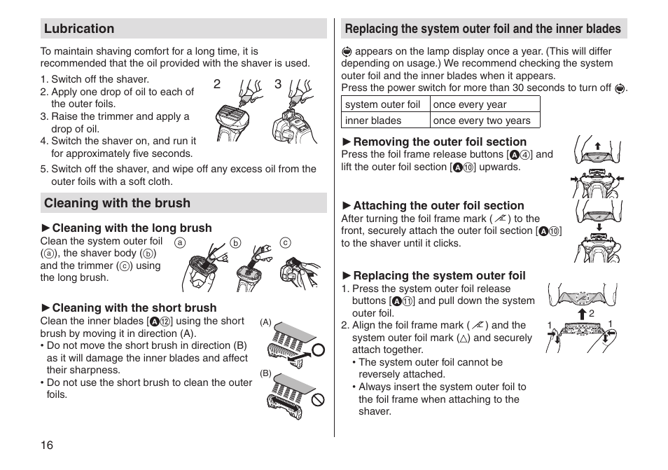 Panasonic ESLV65 User Manual | Page 16 / 282