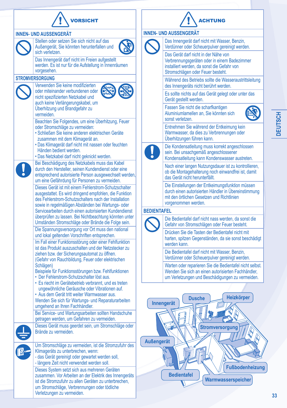 Panasonic WHUD05EE5 User Manual | Page 33 / 92