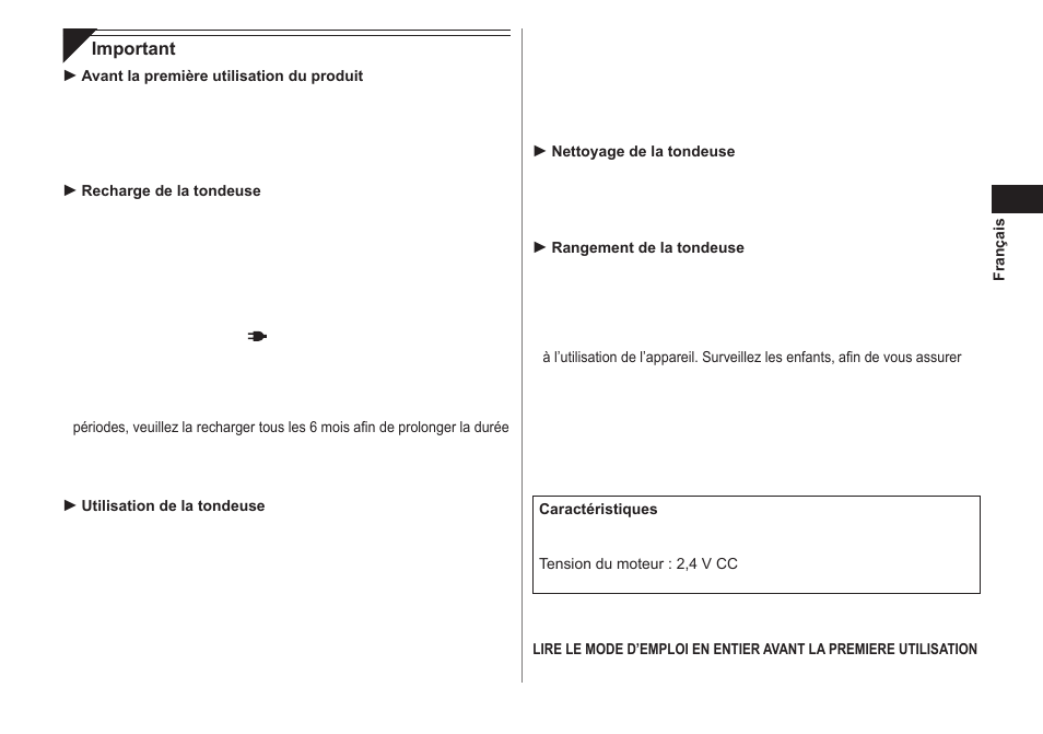 Panasonic ER1511 User Manual | Page 13 / 104