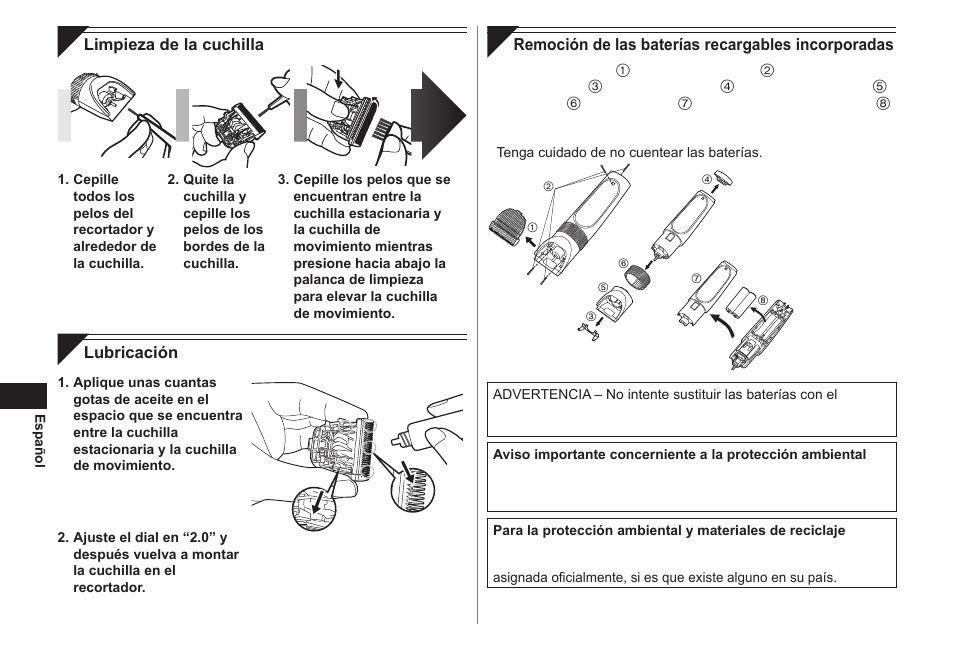 Panasonic ER1511 User Manual | Page 34 / 104