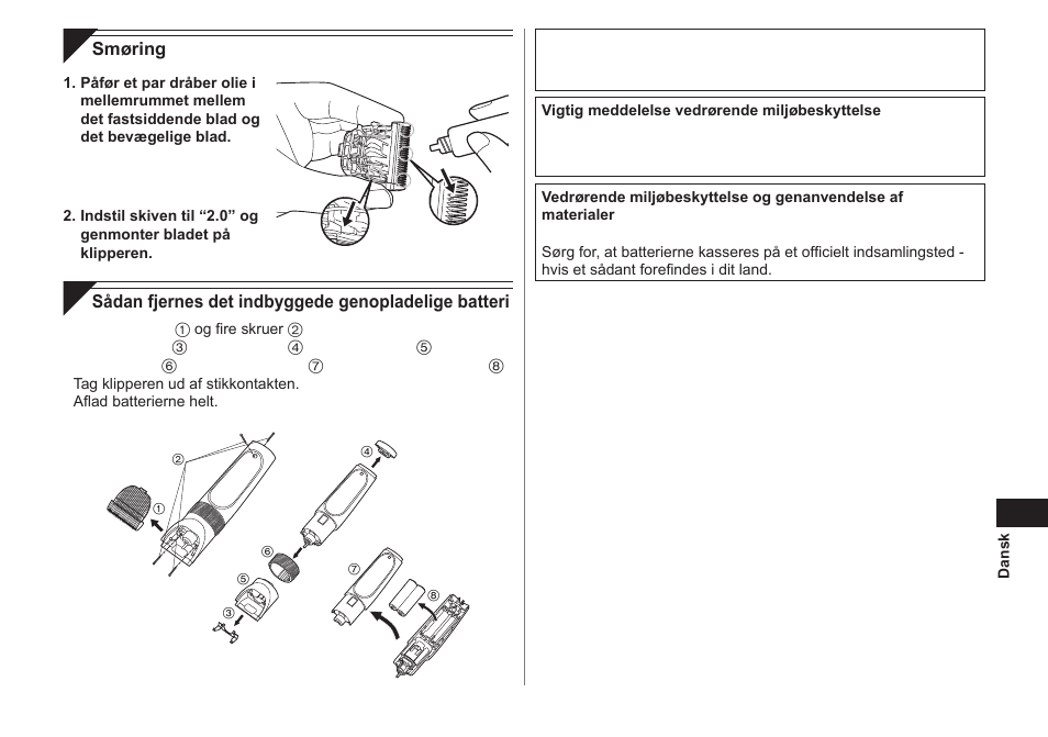 Panasonic ER1511 User Manual | Page 39 / 104