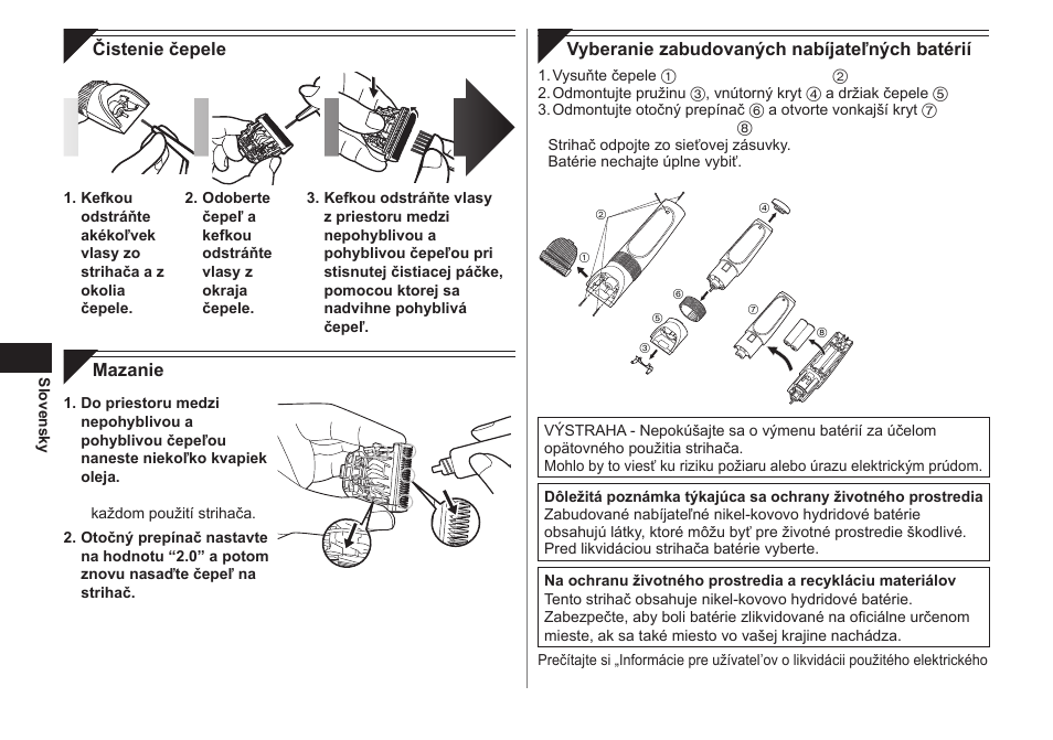 Panasonic ER1511 User Manual | Page 74 / 104