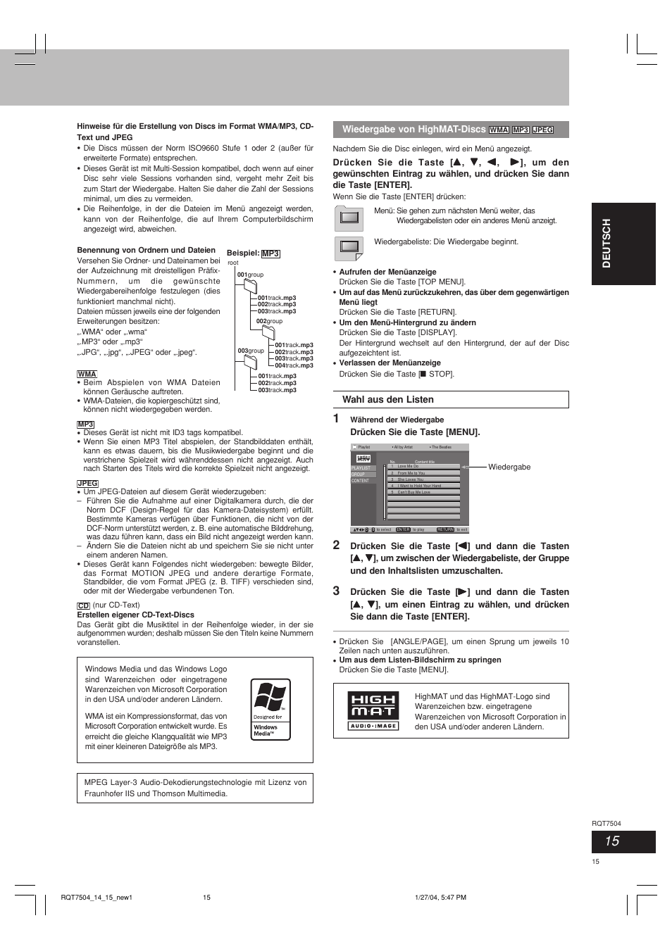 Panasonic SCPM39D User Manual | Page 15 / 104