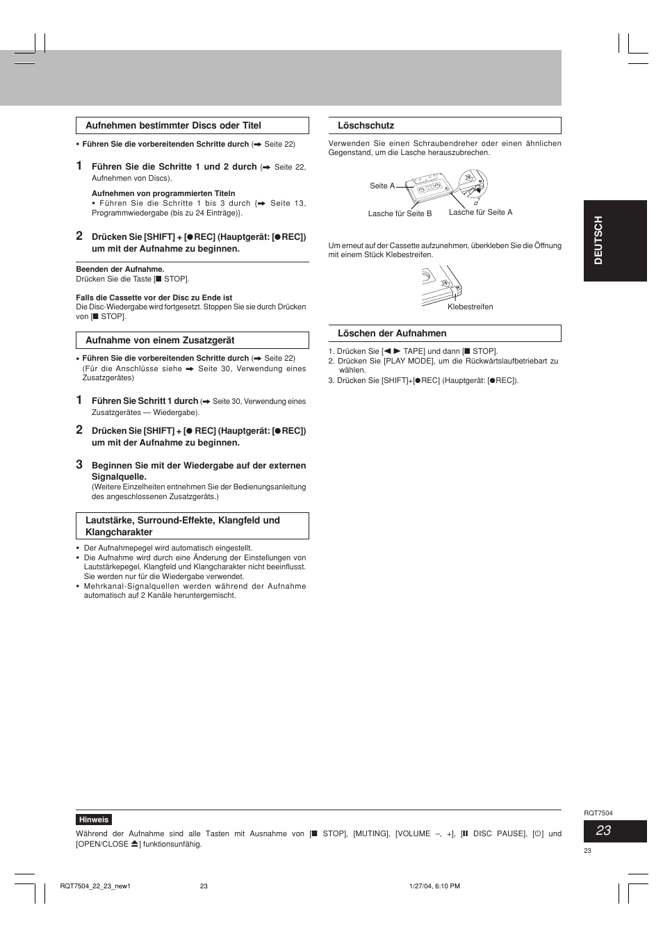 Panasonic SCPM39D User Manual | Page 23 / 104