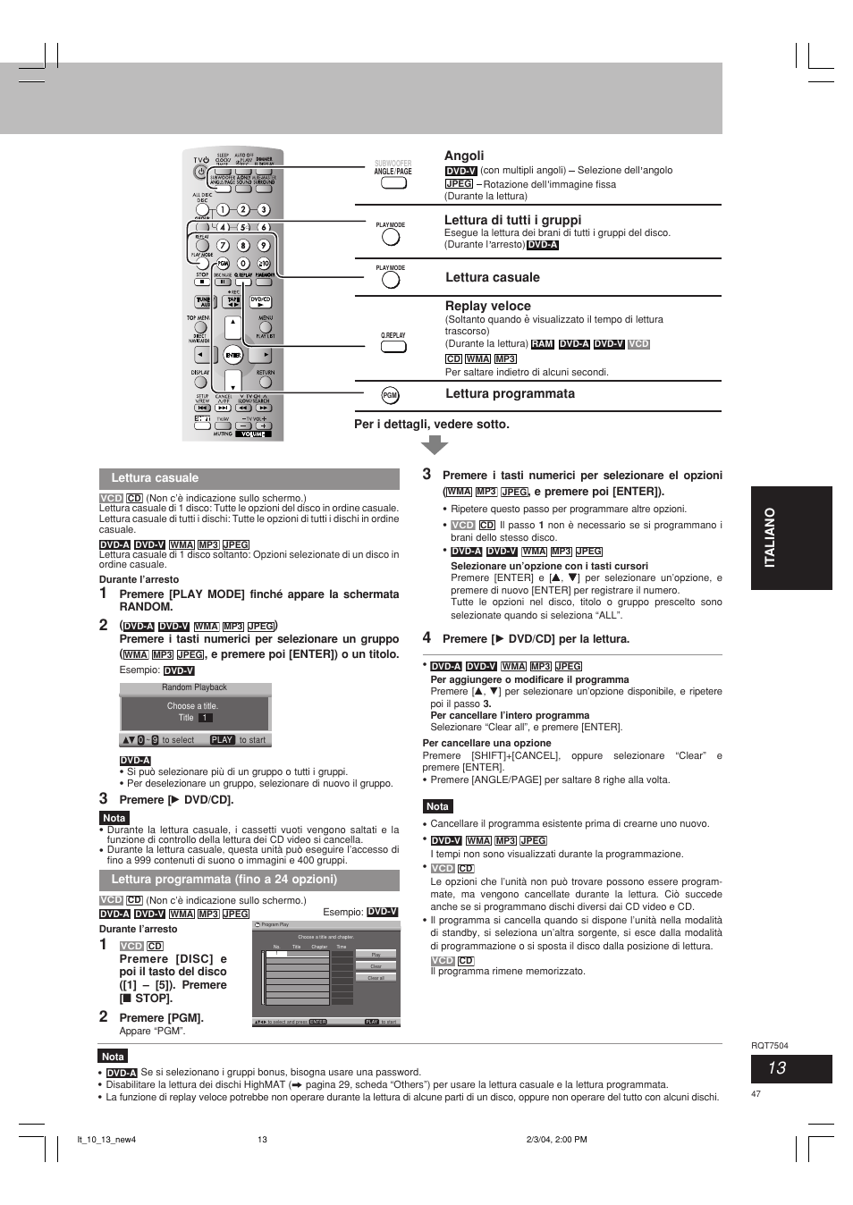 Panasonic SCPM39D User Manual | Page 47 / 104