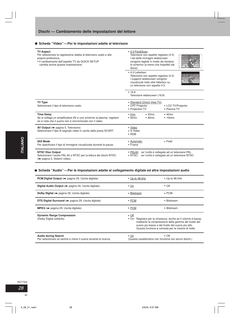 Panasonic SCPM39D User Manual | Page 62 / 104