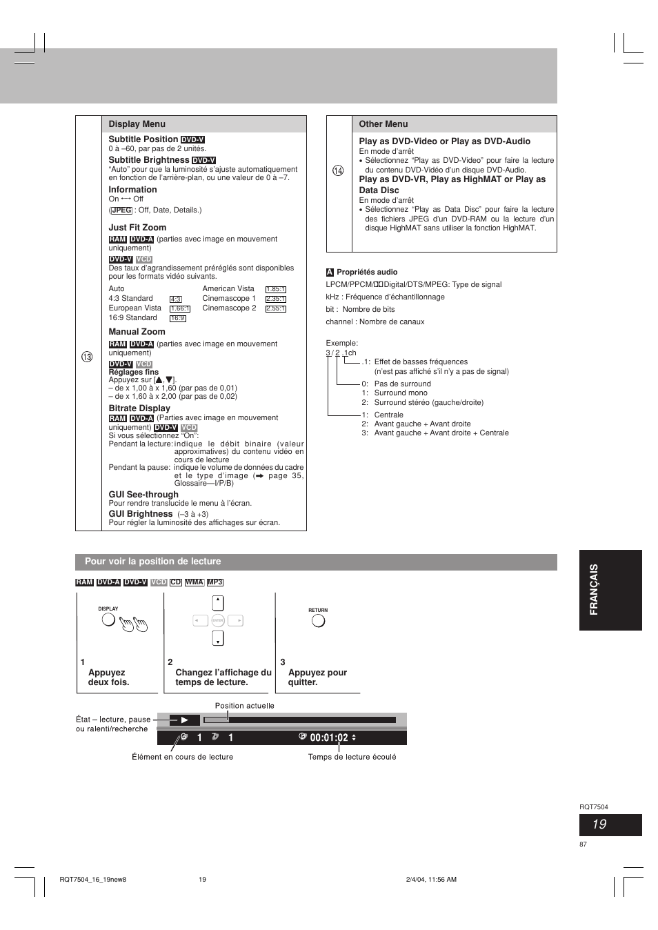 Panasonic SCPM39D User Manual | Page 87 / 104
