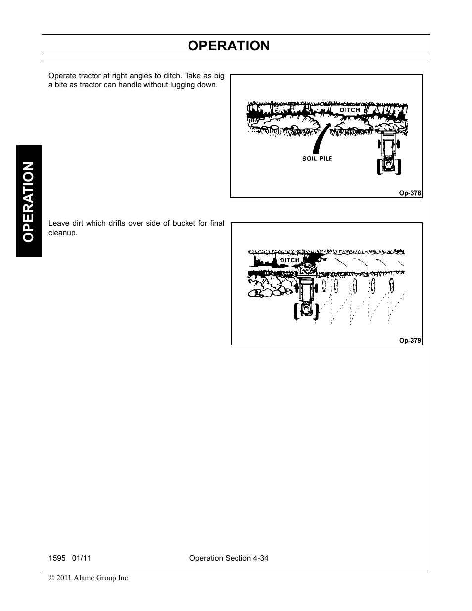 Operation, Opera t ion | Alamo 1595 User Manual | Page 78 / 102