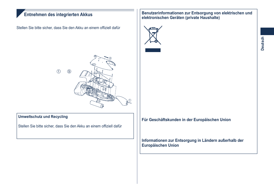 Panasonic ES8101 User Manual | Page 13 / 116