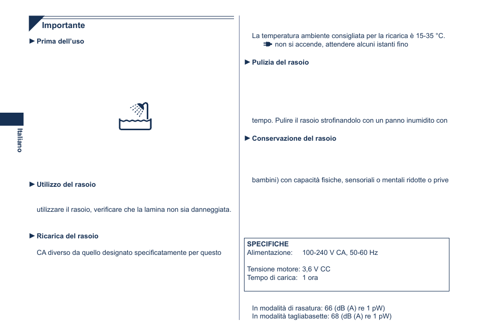 Panasonic ES8101 User Manual | Page 20 / 116