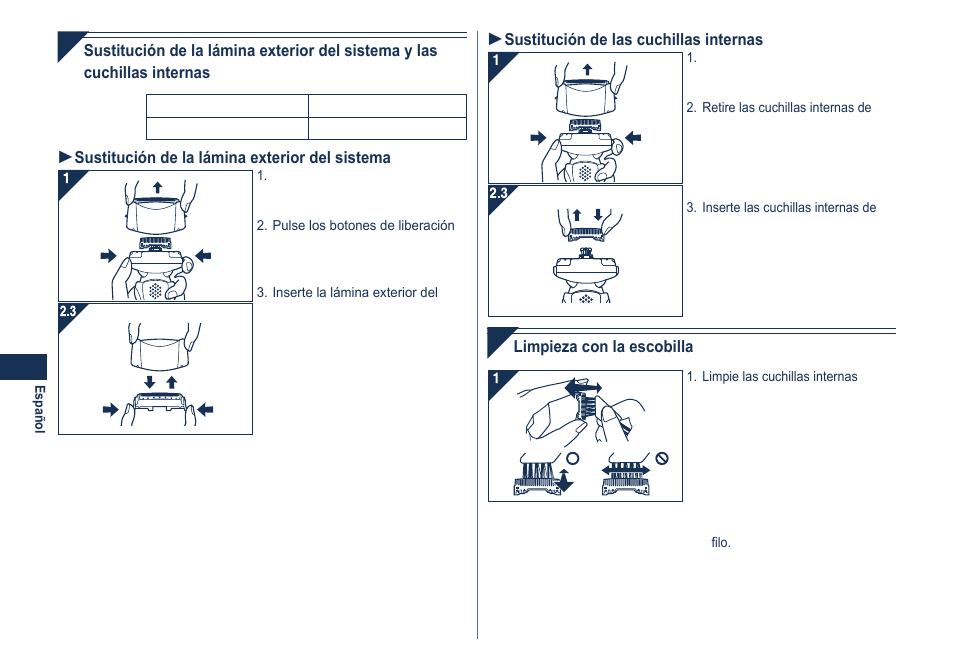 Panasonic ES8101 User Manual | Page 36 / 116